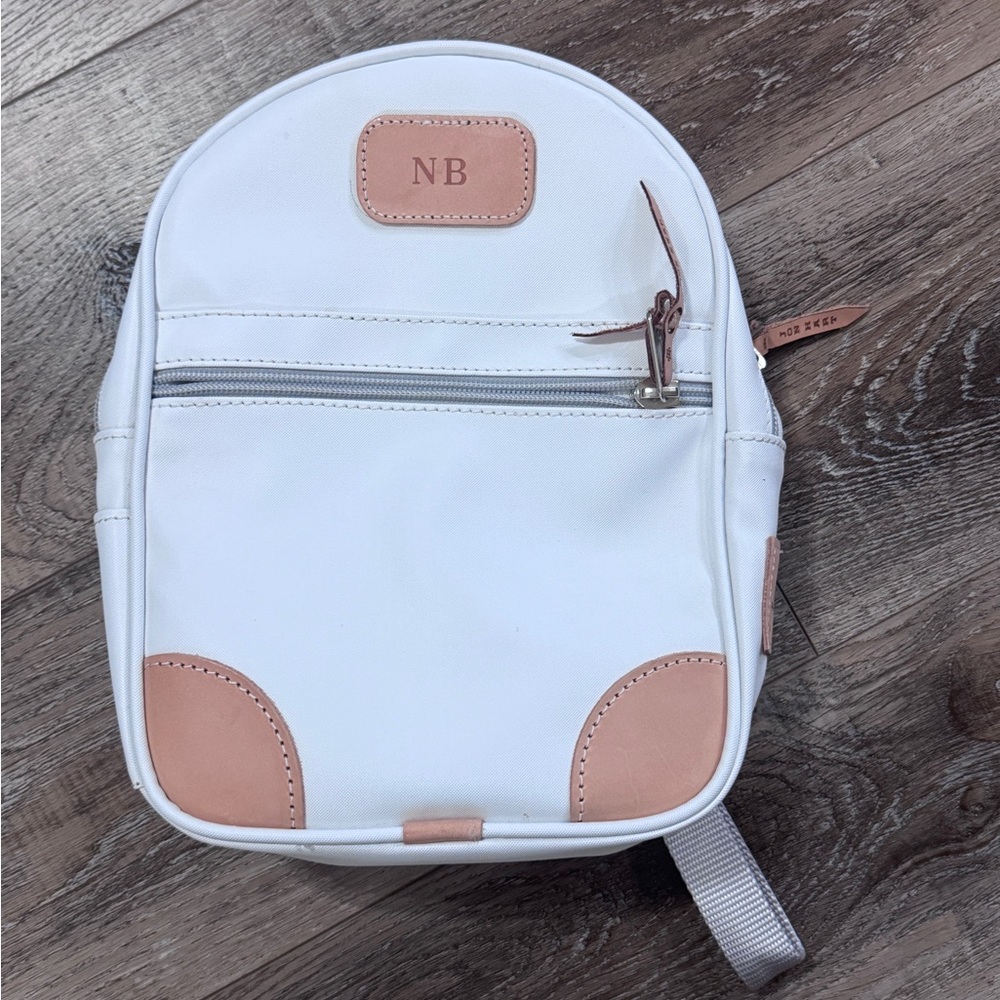 Jon Hart Design White Mini Backpack